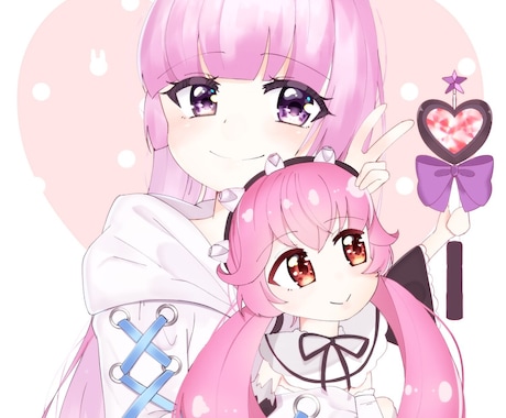 可愛らしいアイコンイラストを描きます 可愛いお顔の女性キャラクターを描きます！！ イメージ2