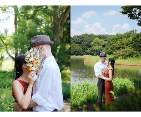 写真が苦手でも大丈夫◎ウェディング前撮り撮影します “私たちらしいね”と思える、自然で心温まる写真を。 イメージ2