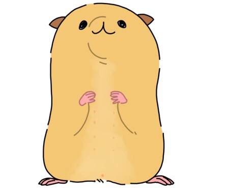 ハムスターのイラスト【3枚】作成します ハムスター特化！ハムちゃんの何気ない表情イラスト作成します イメージ2