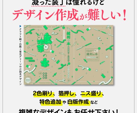 基本料金半額！同人誌の表紙デザイン制作いたします イラスト無し・特殊装丁もご相談下さい イメージ2