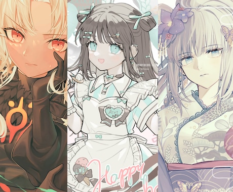 キャラクターイラスト描きます キャラクターイラストの作成などをいたします！ イメージ2