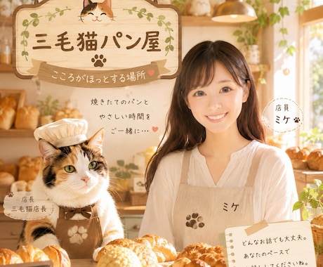 焼きたてパンの香りのように、心をほっと温めます イメージ1