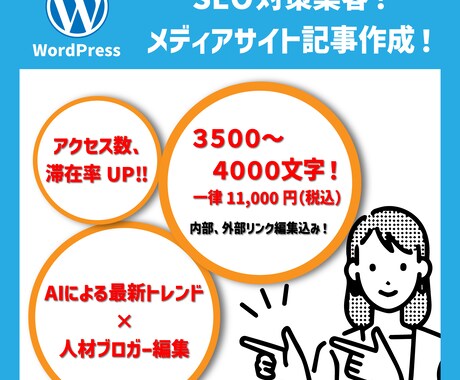 メディアサイト用SEO対策記事！制作致します テーマと投稿ペースだけ伝えて頂ければ後は丸投げでOKです！ イメージ1
