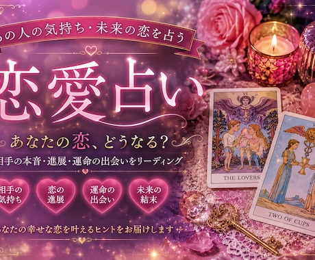 あの人の本音・恋の進展をタロットで占います 不安でいっぱいな時、一人で抱え込まずにお話ください。 イメージ1
