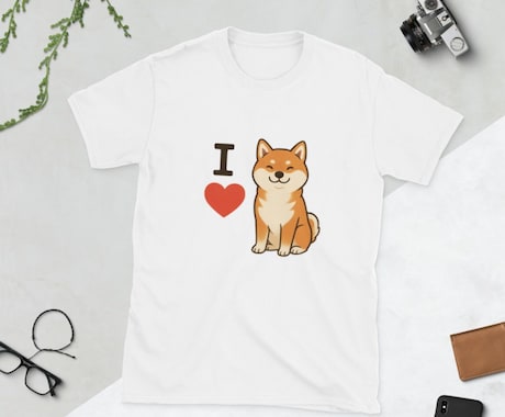 完全オーダーメイドのオリジナルシャツをお作りします 柴犬#犬#dog#可愛い#シャツ#女子高生 イメージ1
