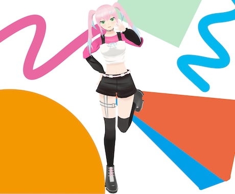 商用利用可！！３Dモデル作成します Vtuber、VRChatのモデルとしてご利用いただけます！ イメージ2