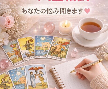 心のモヤモヤ相談してを聞いて占います 一人で悩まず、まずは話してみませんか？ イメージ1
