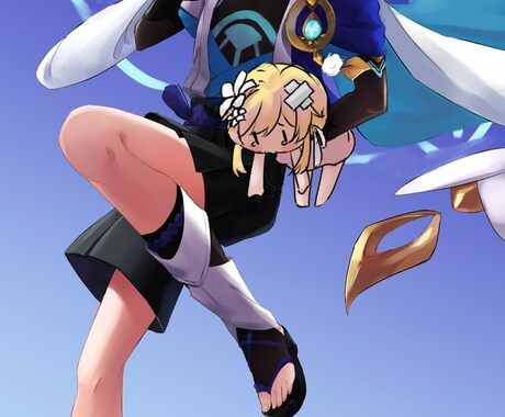 人物イラスト承ります 可愛いキャラクターが得意!立ち絵やデザインなどもお任せ下さい イメージ2