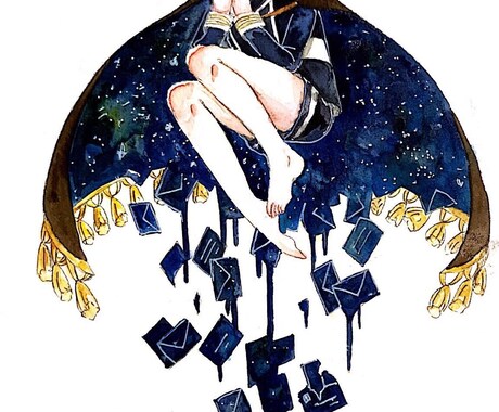水彩原画制作致します イメージ1