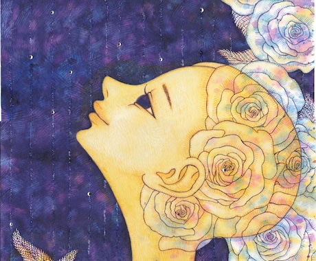 手描き水彩で絵本のような人物を描きます 挿絵や観賞用、イメージからの人物制作にも イメージ2