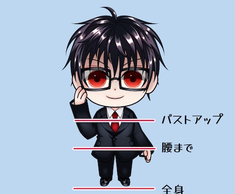 かわいいSDイラスト描きます 自分だけの特別なアイコン、キャラクターを作ろう! イメージ2