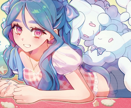 MV・歌ってみた用の世界観イラストを制作します 物語性や空気感を大切に、印象に残る一枚を丁寧に制作いたします イメージ1