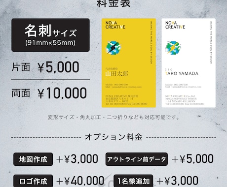 唯一無二のデザインを作ります 貴方だけの特別な名刺、プロに依頼してみませんか？ イメージ2