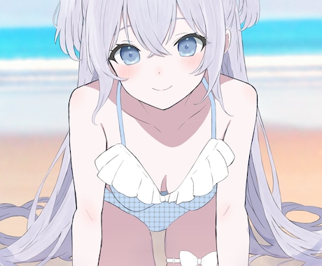 可愛い女の子のイラスト作成します イメージ1