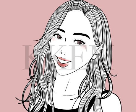 シンプルでおしゃれなアイコンイラスト描きます 修正回数無制限！できる限りあなたのイメージに近づけたい！ イメージ2