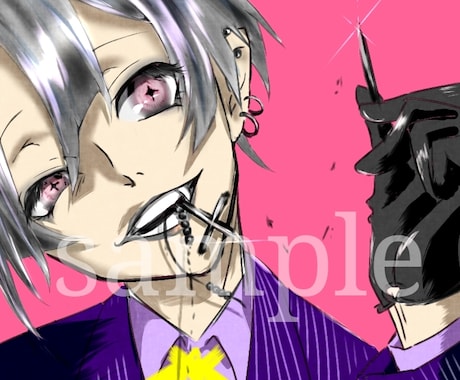 カッコいいイラストを描きます SNSのアイコンをかっこよくスタイリッシュにしませんか？ イメージ2