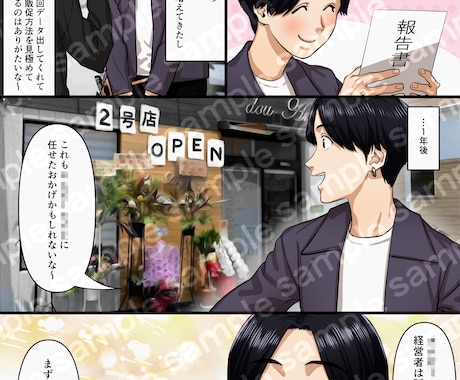 親しみやすい絵柄で伝わる漫画描きます 少年誌での受賞、掲載歴あり！高クオリティの漫画に仕上げます！ イメージ2