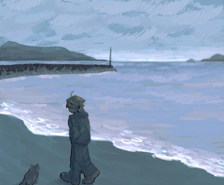世界観のあるイラスト制作いたします 1枚絵 MV絵、サムネイル、表紙、CDジャケットなど イメージ2
