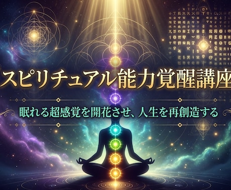 内に秘めた✨スピリチュアル能力覚醒を促します ✳️1日5分の能力開発をいつでも自宅でできるテキスト講座 イメージ1