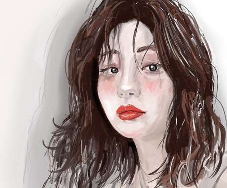 可愛くて雰囲気のある似顔絵・アイコン描きます エモい雰囲気・snsアイコンなどに♪ イメージ2