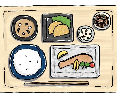 メニューなどに使える食べ物のイラスト描きます 商用利用可なイラスト制作します。 イメージ1