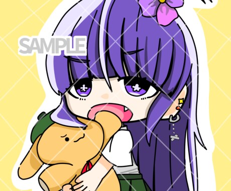 商用◎ゆるかわアイコン描きますます Ｘ・インスタなどのSNSから､配信などで使える物まで！ イメージ2
