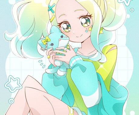 ほんわか可愛いイラストを描きます 1枚絵、SDイラスト、アイコン、キャラクターデザイン イメージ2