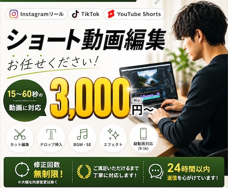 ビジネス向けショート動画を作成します 魅力を届けます｜丁寧な対応と修正無制限で安心サポート イメージ1