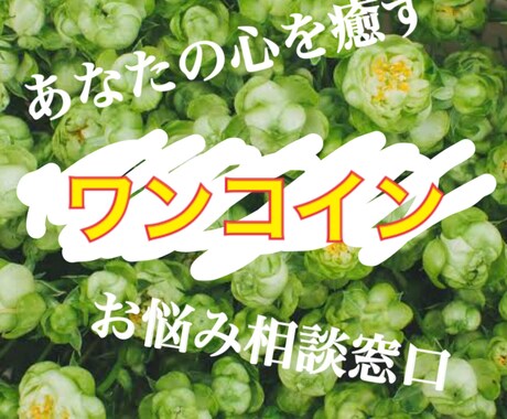 ワンコイン！どんな話も聴きます 友達にも家族にも言いにくい話、私に聞かせてもらえませんか？ イメージ1