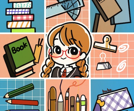 イラスト描きます シンプルかわいい系のイラスト依頼受付中 イメージ1
