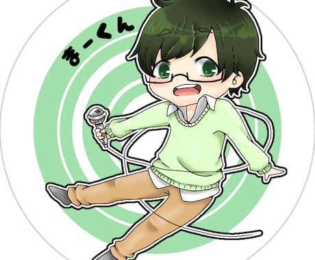 デフォルメキャラクターアイコン描きます イメージ1