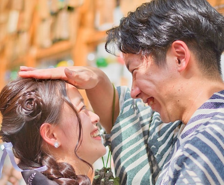 キラキラ！カップルフォト撮ります 2人の愛が伝わる写真！6hまで選択可能！ イメージ1