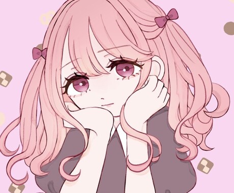 可愛い女の子(※のみ)のアイコンやヘッダー描きます Twitter、YouTube、他SNSのアイコンにどうぞ❁ イメージ1