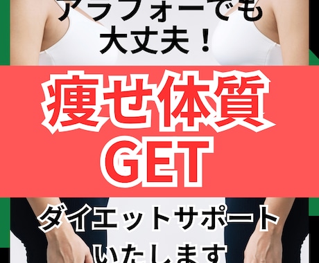 リバウンド脱出！あなた専用のダイエットを提案します 1万人を施術したセラピスト直伝！体質改善/食事管理/筋トレ イメージ1