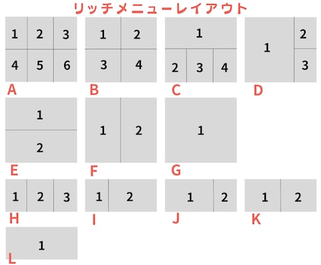 格安で★LINEリッチメニュー作ります シンプル／カワイイ女性の目に止まるリッチーメニュー制作します イメージ2