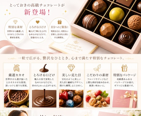 ご褒美チョコをオススメします 頑張っている貴方にご褒美チョコ イメージ1