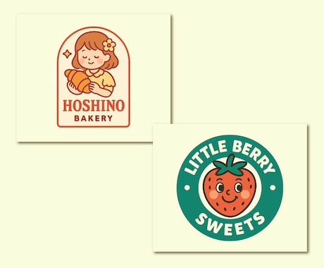 心くすぐる＊ちょっぴりレトロなロゴをお作りします 小さなお店や作家さんの“らしさ”を大切に。 イメージ1