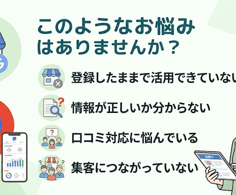 Googleプロフィールの改善点診を断いたします 現状を見て改善点をわかりやすく整理 イメージ2