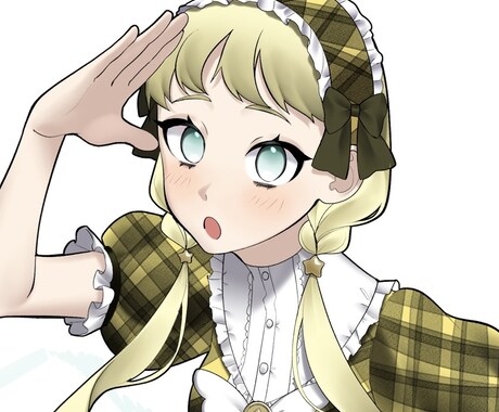 かわいいクラシックな女の子をお描きいたします SNS・商用利用◎1からキャラクターデザインも！ イメージ2