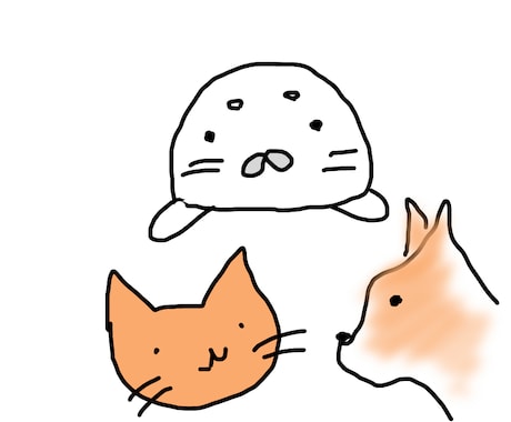 ゆる〜いイラスト描きます イメージ1
