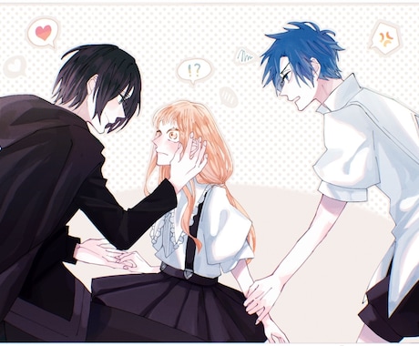 NL GL BL などCPコンビイラスト制作します ラブラブからケンカップルまで！お好きなコンビのイラスト制作！ イメージ2