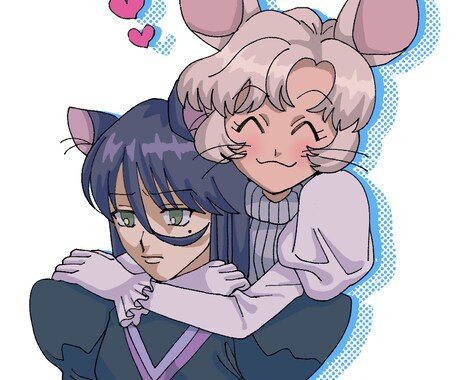 アニメ塗りでポップなイラスト描きます あなただけのオリジナルキャラクターを魅力的に✨️ イメージ2