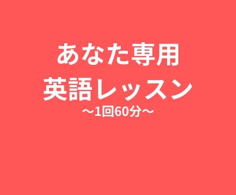 目的にあわせた内容でオンライン英会話教えます あなたの目的能力に合わせた内容でレッスンします イメージ1
