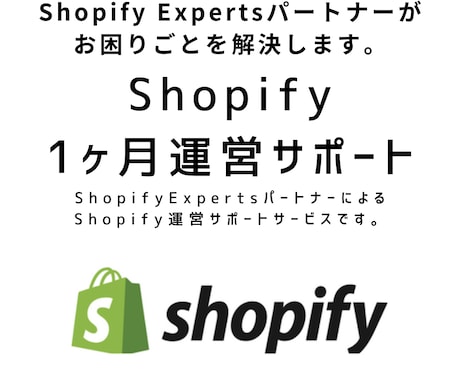 Shopify運営コンサル1ヶ月サポートします 今まで培ってきたECの知見・経験を活かしたサポートをします イメージ1