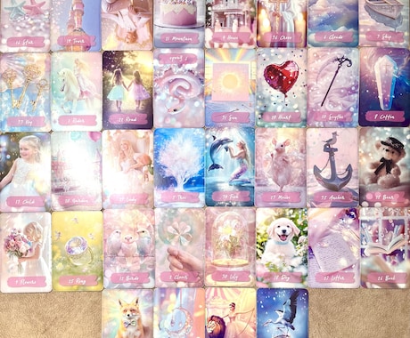 ルノルマンカード３６枚でグランタブローをします ご相談１テーマを細密鑑定＆３６枚のカード画像をプレゼント イメージ2