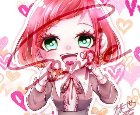 あなたの固定キャラクター描きます SNS用のアイコンを作成します。 イメージ1