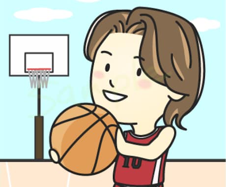 シンプルでかわいい似顔絵を描きます 【Adobe Illustrator仕上げ】 イメージ2