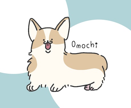 ペットや動物をゆる〜いタッチで描きます ゆる〜いキャラクター風の動物たちやその子が大好きな物も！ イメージ1