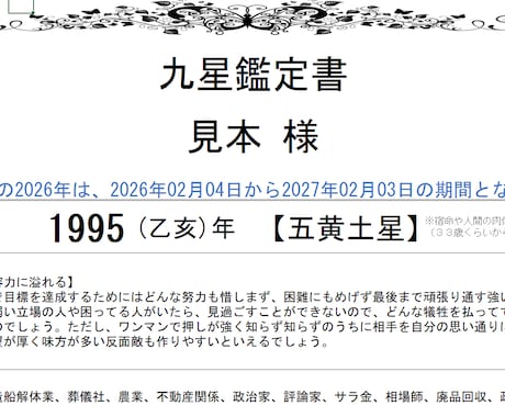 九星気学で意思決定を最適化します その判断、ズレている可能性あります！ イメージ1