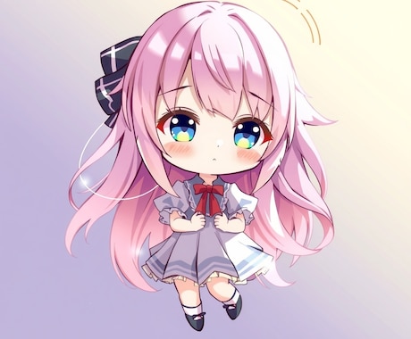 可愛いミニキャラ(女の子)作成します 可愛いミニキャラを描きます！！ イメージ2